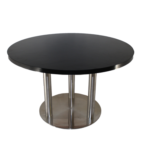 Table ronde noir diam 120cm
